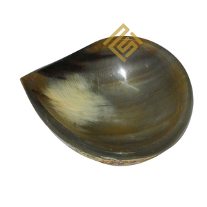 Bols de service en métal décoratif en matériau naturel Bol à soupe en bois de haute qualité Design antique Finition moderne Corne époxy Résine osseuse - Product Image 1