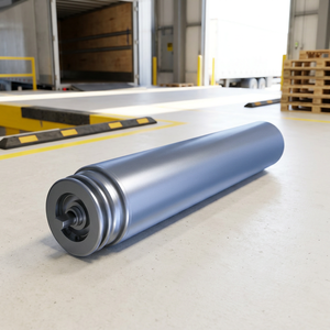 Rouleau de convoyeur à roulement à billes en acier robuste EUNHYUN, rouleau de guidage par gravité, système de manutention résistant à l'huile - Product Image 1