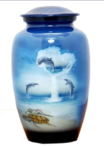 โกศทองเหลืองสำหรับใส่เถ้ากระดูก,โกศพิมพ์ลายลงศพ - Product Image 6