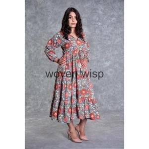 Robe d'été décontractée en coton pour femmes Robe à usage quotidien pour femmes - Product Image 4