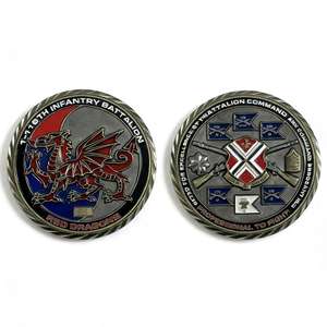 Porta Monete Commemorativo Personalizzato in Zinco Rotondo Elettroplaccato con Stampa UV 3D per Collezione - Product Image 6