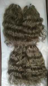 Extensiones de cabello humano Remy indio Paquetes de color de cabello natural de sal y pimienta - Product Image 2