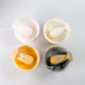 European Style Resin Salad Bowl Server Set Handmade Durable Eco-Friendly Antique Imitation for Wedding <b>Party</b> Events Home Decor - Product Image 3