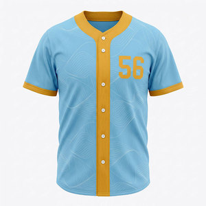 Maillot de baseball pour équipes, tissu confortable et durable, adapté aux entraînements, aux matchs et aux activités sportives quotidiennes - Product Image 1