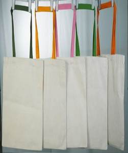 Bolsa de compras de algodón orgánico reciclado 100% ecológica y reutilizable, bolsa de compras para mujer con logotipo personalizado impreso con bajo MOQ - Product Image 4