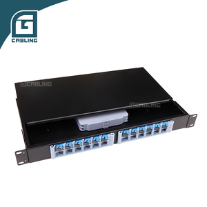 Gcabling <span class=keywords><strong>ODF</strong></span> 6 <span class=keywords><strong>8</strong></span> 24 48 144 cổng lõi sợi quang phân phối khung Rack mount Patch Panel Din Rail thiết bị sợi quang <span class=keywords><strong>ODF</strong></span> - Product Image 3