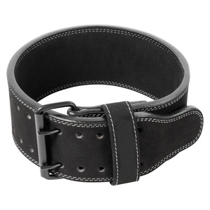 เข็มขัดหนังวัวสำหรับยกน้ำหนักปรับได้ - Product Image 1