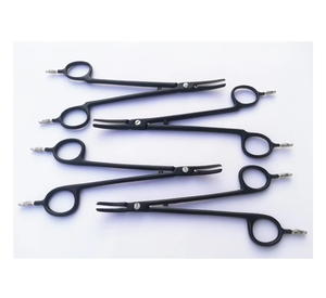 Pinza Selladora de Vasos Arteriales Bipolar Antiadherente Azul Eléctrico de Acero Inoxidable para Coagulación, Instrumento Quirúrgico Certificado CE - Product Image 5