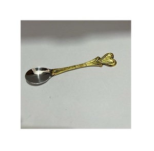 Elegante cuchara de acero inoxidable hecha a mano de lujo con color extra premium y color dorado brillante a un costo barato - Product Image 5