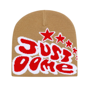 High Quality <b>Winter</b> Warm Acrylic Fibre Knit Beanie <b>Hat</b> Letter Jacquard Soft Knitted <b>Hat</b> for Woman <b>Man</b> - Product Image 3