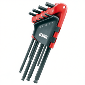 Juego de 9 Llaves Hexagonales Largas con Cabeza Esférica, Producto USAG - Product Image 2