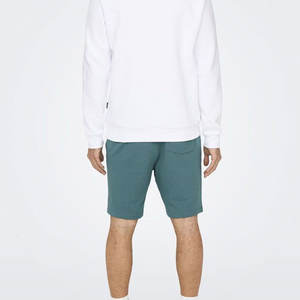 Men's 100% Cotton Solid Casual <b>Shorts</b> High Street Style <b>Slim</b> <b>Fit</b> with Elastic Waist Breathable Quick Dry OEM - Product Image 5