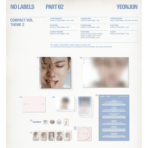 TXT YEONJUN - NO LABELS: PART 02 2º Mini Álbum Versión COMPACTA ( TEMA 1 / 2 / 3 ) - Product Image 4