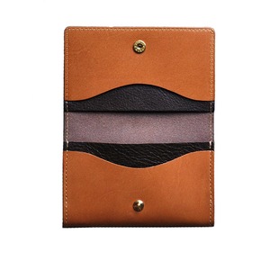 Porte-cartes en cuir marron promotionnel, porte-cartes de visite pour hommes et femmes, porte-cartes de crédit, porte-carte d'identité avec style américain et européen - Product Image 3