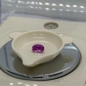 Piedra de zafiro Rosa natural facetada de corte ovalado de calidad superior para fabricación de joyas y manualidades - Product Image 2