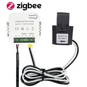80-1000A Tuya Monophasé Smart Life <span class=keywords><strong>Zigbee</strong></span> Smart Home Moniteur d'énergie Mesure solaire avec pinces - Product Image 3