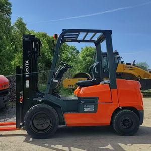 Montacargas de Gasolina/Gas LP de Diseño Nuevo con Motor Japonés, Montacargas <span class=keywords><strong>Toyota</strong></span> de 3.5 Toneladas con Capacidad de Carga de 5T, Transpaleta - Product Image 2