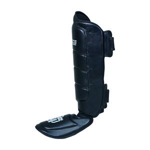 Espinillera de cuero para boxeo BJJ MMA Muay Thai Training almohadilla protectora Step-in para Shin Leg Blaze Fight ejercicio de calentamiento BLAZE - Product Image 5