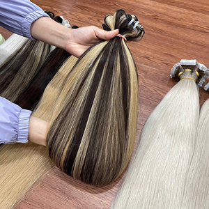 Extensiones de Cabello Humano Virgen Vietnamita de Lujo, Trama de Cabello Doblemente Estirado, Colores de Moda, Venta al por Mayor - Product Image 4