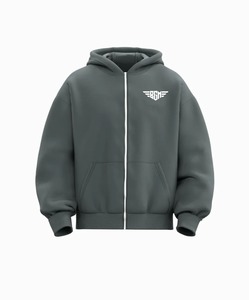 Vêtements de sport d'hiver pour hommes en polyester/coton, survêtement zippé en molleton - Survêtement de jogging personnalisé, coupe ajustée, léger, respirant, coupe-vent - Product Image 1