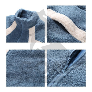 Chaquetas Unisex de Forro Polar Sherpa Resistentes al Viento para Exteriores, Cuello Alto, Logotipo Frontal, Más Vendidas, Oferta, Cómodas - Product Image 4