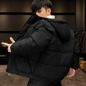 2025 hiver mode élégant conception personnalisée à capuche bouffant bulle manteau hommes veste - Product Image 4