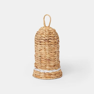 Venta al por mayor de campanas navideñas duraderas naturales diseño vietnamita jacinto de agua ecológico duradero para la celebración de vacaciones - Product Image 2