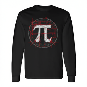Camiseta de Manga Larga con el Símbolo de Pi 314 para Amantes de la Matemática y Profesores, Camiseta Promocional para el Día de Pi - Product Image 2