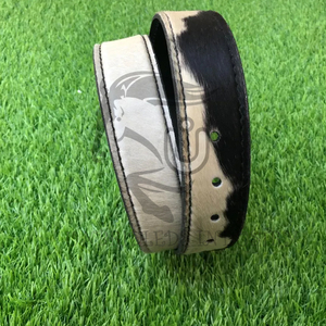 Ceinture en cuir de vachette de qualité supérieure avec boucle en alliage |   Mode Western Rustique, Imprimé Animal, Robuste, Écologique, Respirant - Product Image 2
