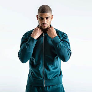 Chándal Deportivo de Invierno para Hombre, Ropa Deportiva Informal de Talla Grande, Traje para Correr, Sudadera con Cremallera, 100% Algodón de Felpa - Product Image 4