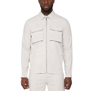 Veste polaire thermique coupe-vent pour homme avec fermeture éclair, chaude et isolante, idéale pour l'hiver, la randonnée, l'aventure en extérieur, robuste, durable et confortable - Product Image 1