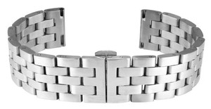 Luxury Professional Unisex Stainless Steel Silver Breathable Lightweight Durable Water-Resistant Adjustable Custom <b>Watch</b> Band - Product Image 6