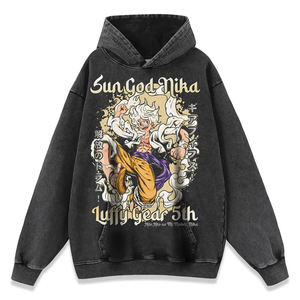 Cheap Price Custom Logo 100% Cotton Vintage Distressed 100% Cotton Acid Wash <b>Hoodies</b> Boxy Acid Washed Heavyweight Thermal Hoodie - Product Image 5