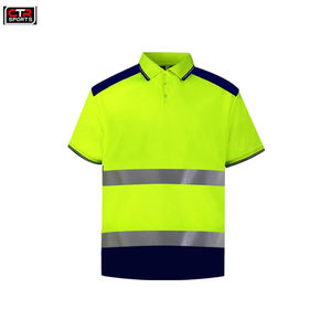 OEM 100% coton coupe classique sécurité garde polos été impression logo vêtements de travail T-Shirt avec fonction imperméable - Product Image 4
