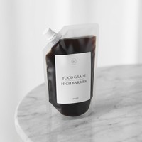 Pochette à Bec Personnalisée pour Soupe Liquide et Sauce – 100ml, 200ml, 250ml, 500ml