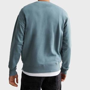 Nouveaux hommes surdimensionné 100% coton sweat lourd polaire imprimé motif goutte épaule col rond respirant sweat à capuche décontracté - Product Image 4