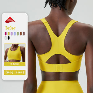 Wholesale Women Clothing Shockproof <b>Cross</b> Back Straps Yoga Bra Workout Tank <b>Top</b> Running Fitness Underwear Sports Bra Women - Product Image 4