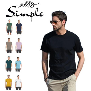 Camiseta sólida corta recta holgada de media manga con copo de nieve frito de estilo americano para hombres, camiseta antigua con procesamiento de algodón 100% personalizado - Product Image 5
