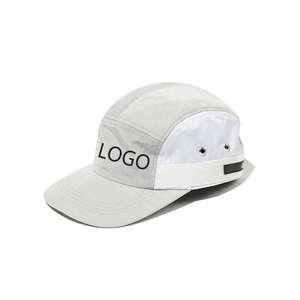 Street Style Shallow 5 Panel Nylon Brodé Cinq Panneaux Running Respirant Hat Mesh Quick Drying Camp Cap pour Usage Casual - Product Image 2