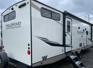 Affordable Used 2024 2023 2022 Forest River <b>Trailer</b> WILDWOOD HERITAGE GLEN 29XBHL <b>Travel</b> <b>Trailer</b> Motorhomes RV - Product Image 4