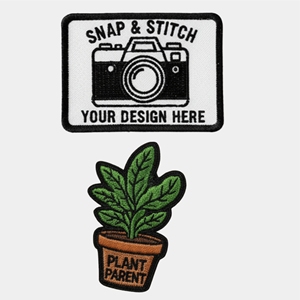 Customized Embroidered Iron-On Sew-On Hook Loop Embroidery Patches Custom Logo for Hats Clothes (Canvas 100% Polyester <b>Fabric</b>) - Product Image 3