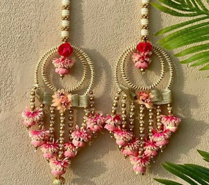 Fleur Tenture Murale Décoration De Mariage Indien Haldi Mehendi Toile De Fond Fleur Artificielle Porte Suspendue Décor À La Maison Haldi Mehendi - Product Image 2