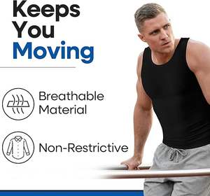 Gilet de sport sans manches pour homme, débardeur respirant, séchage rapide, fitness, vêtements de sport pour la course et l'entraînement - Product Image 3