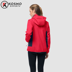 Chaqueta cortavientos Softshell personalizada para mujer nueva chaqueta impermeable para exteriores con relleno de poliéster/algodón - Product Image 5