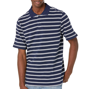 Polo en coton lavé à personnaliser pour hommes, doux et respirant, décontracté, en jersey imprimé, confortable et décontracté, de qualité supérieure, pour tous les jours - Product Image 1