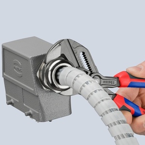 KNIPEX Pliers Wrench 180 mm Black Atramentized 40 mm <b>Clamping</b> Width Multi-Component Handles - Product Image 4