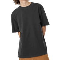 T-shirt unisexe à manches courtes col rond en jersey polyester/coton 280g coupe classique poids lourd Yaar Way International Streetwear pour hommes