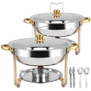 Plato de frotamiento de Metal hecho a mano, calentador de alimentos decorativo, plato de servicio de Buffet Premium para Catering, boda, fiesta, uso en Hotel - Product Image 4
