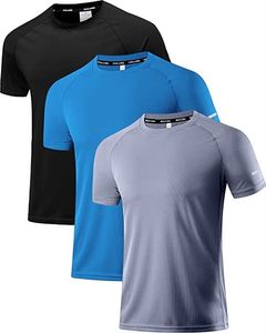 Ropa de gimnasio para hombres Ligero Cómodo Top activo Suave Transpirable Skinny Fit Patrón sólido Simple para adolescentes - Product Image 5