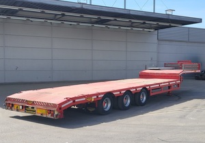Hot Trending! Used 2007 Low-Loader Semi-<b>Trailer</b> 1xSteering Axles - Product Image 2